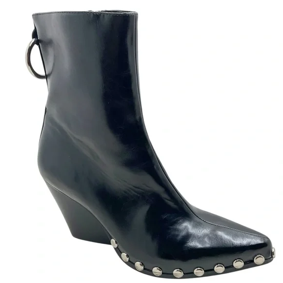 {Jeffery Campbell} Walton Vegan Studded Booties - Picture 7 of 16